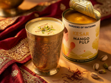 Kesar Mango Pulp — farm-fresh Kesar mango pulp serving suggestion